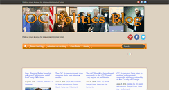 Desktop Screenshot of ocpoliticsblog.com